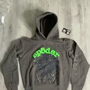 Slate Grey Sp5der Hoodie